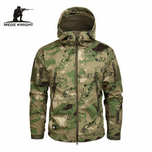 Load image into Gallery viewer, Mege Brand Clothing Autumn Men&#39;s Military Camouflage Fleece Jacket Army Tactical Clothing  Multicam Male Camouflage Windbreakers