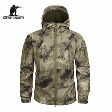 Load image into Gallery viewer, Mege Brand Clothing Autumn Men&#39;s Military Camouflage Fleece Jacket Army Tactical Clothing  Multicam Male Camouflage Windbreakers