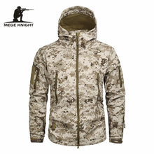 Load image into Gallery viewer, Mege Brand Clothing Autumn Men&#39;s Military Camouflage Fleece Jacket Army Tactical Clothing  Multicam Male Camouflage Windbreakers