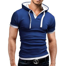 Load image into Gallery viewer, Brand 2018 Mens Polo Shirt Short-Sleeve Solid Poloshirt Men Polo Malse Slim Mens Clothing Camisas Hooded Camisa Polo Shirt 4XL