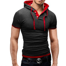 Load image into Gallery viewer, Brand 2018 Mens Polo Shirt Short-Sleeve Solid Poloshirt Men Polo Malse Slim Mens Clothing Camisas Hooded Camisa Polo Shirt 4XL