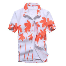 Load image into Gallery viewer, Mens Summer Beach Hawaiian Shirt 2018 Brand Short Sleeve Plus Size Floral Shirts Men Casual Holiday Vacation Clothing Camisas