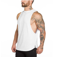 Load image into Gallery viewer, Brand Gyms Stringer Clothing Bodybuilding Tank Top Men Fitness Singlet Sleeveless Shirt Solid Cotton Muscle Vest Undershirt