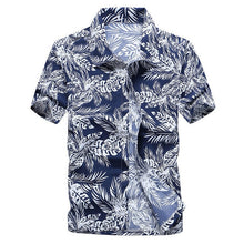 Load image into Gallery viewer, Mens Summer Beach Hawaiian Shirt 2018 Brand Short Sleeve Plus Size Floral Shirts Men Casual Holiday Vacation Clothing Camisas