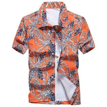 Load image into Gallery viewer, Mens Summer Beach Hawaiian Shirt 2018 Brand Short Sleeve Plus Size Floral Shirts Men Casual Holiday Vacation Clothing Camisas