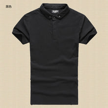 Load image into Gallery viewer, 2017 New Men Mandarin Collar Short Sleeve Cotton Casual Polo Shirt Men Fashion Summer Breathable Polos Mens Designer Polo Shirts