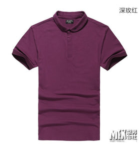 2017 New Men Mandarin Collar Short Sleeve Cotton Casual Polo Shirt Men Fashion Summer Breathable Polos Mens Designer Polo Shirts