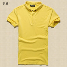 Load image into Gallery viewer, 2017 New Men Mandarin Collar Short Sleeve Cotton Casual Polo Shirt Men Fashion Summer Breathable Polos Mens Designer Polo Shirts