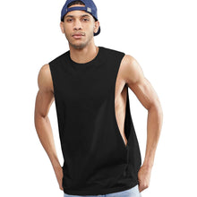 Load image into Gallery viewer, OA Fitness Men&#39;s Sleeveless Vest With Extreme Dropped Armhole Crew neck Regular fit Shirts Tank Tops