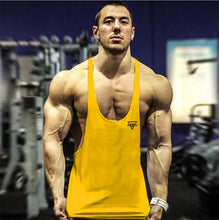 Load image into Gallery viewer, New Bodybuilding Stringer Tank Top Men Fitness Clothing Gyms Shirt Brand Muscle vest Workout Cotton Regatas Masculino