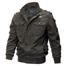 Load image into Gallery viewer, 77City Killer Autumn Winter Military Tactical Jacket Men Plus Size 5XL 6XL Cotton Bomber Jackets Cargo Flight Jacket Outwear