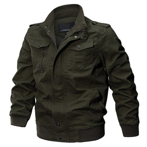 77City Killer Autumn Winter Military Tactical Jacket Men Plus Size 5XL 6XL Cotton Bomber Jackets Cargo Flight Jacket Outwear