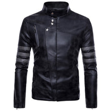 Load image into Gallery viewer, New Brand Jacket Punk Multi Design Style Motorcycle Biker Leather Jacket Men Fashion Skull Leather Coats Male Bomber Jacket 5XL