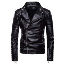 Load image into Gallery viewer, New Brand Jacket Punk Multi Design Style Motorcycle Biker Leather Jacket Men Fashion Skull Leather Coats Male Bomber Jacket 5XL