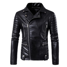 Load image into Gallery viewer, New Brand Jacket Punk Multi Design Style Motorcycle Biker Leather Jacket Men Fashion Skull Leather Coats Male Bomber Jacket 5XL