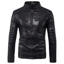 Load image into Gallery viewer, New Brand Jacket Punk Multi Design Style Motorcycle Biker Leather Jacket Men Fashion Skull Leather Coats Male Bomber Jacket 5XL