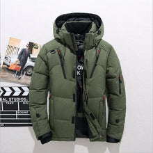 Load image into Gallery viewer, High quality men&#39;s winter jacket thick snow parka overcoat white duck down jacket men wind breaker brand Tace &amp; Shark down coat