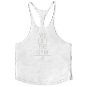 Brand Gyms Clothing Singlet Y Back Tank Top Men Fitness Stringer Vest Canotta Bodybuilding Sleeveless shirt Muscle Tanktop