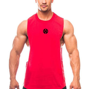 Muscleguys Mens Casual Loose Fitness Tank Tops For Male Summer Open side Sleeveless Active Muscle Shirts Vest Undershirts