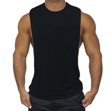 Load image into Gallery viewer, Muscleguys Mens Casual Loose Fitness Tank Tops For Male Summer Open side Sleeveless Active Muscle Shirts Vest Undershirts