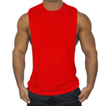 Load image into Gallery viewer, Muscleguys Mens Casual Loose Fitness Tank Tops For Male Summer Open side Sleeveless Active Muscle Shirts Vest Undershirts