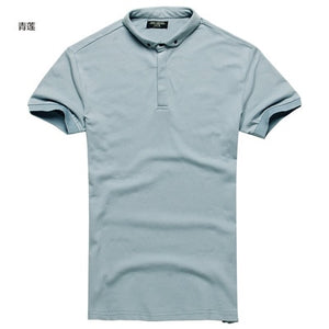 New Men's MIX Brand Polo Shirt For Men Polos Men Cotton Short Sleeve shirt Solid Polo Shirt Casual Breathable Sportswear PL003-2