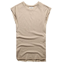 Load image into Gallery viewer, men&#39;s sleeveless knitwear sleeveless undershirt wide shoulder vest bodybuilding tank top men cotton summer new T4364