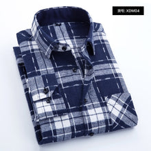 Load image into Gallery viewer, Plaid Shirt 2019 New Autumn Winter Flannel Red Checkered Shirt Men Shirts Long Sleeve Chemise Homme Cotton Male Check Shirts