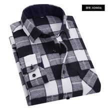 Load image into Gallery viewer, Plaid Shirt 2019 New Autumn Winter Flannel Red Checkered Shirt Men Shirts Long Sleeve Chemise Homme Cotton Male Check Shirts