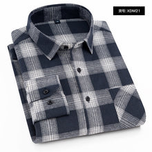 Load image into Gallery viewer, Plaid Shirt 2019 New Autumn Winter Flannel Red Checkered Shirt Men Shirts Long Sleeve Chemise Homme Cotton Male Check Shirts