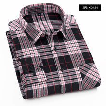 Load image into Gallery viewer, Plaid Shirt 2019 New Autumn Winter Flannel Red Checkered Shirt Men Shirts Long Sleeve Chemise Homme Cotton Male Check Shirts