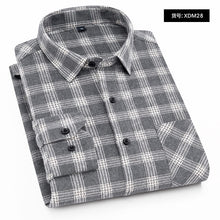 Load image into Gallery viewer, Plaid Shirt 2019 New Autumn Winter Flannel Red Checkered Shirt Men Shirts Long Sleeve Chemise Homme Cotton Male Check Shirts