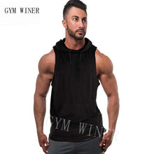 Load image into Gallery viewer, 2019 New Cotton High Quality Camou tops Gyms Camouflage hooded tank  Mans Fitness Bodybuilding Gyms  Runners Camouflage Clothing