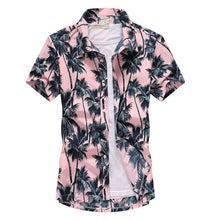 Load image into Gallery viewer, Mens Summer Beach Hawaiian Shirt 2018 Brand Short Sleeve Plus Size Floral Shirts Men Casual Holiday Vacation Clothing Camisas