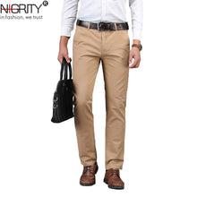 Load image into Gallery viewer, NIGRITY 2019 Men Pants Casual High Quality Classics Fashion Male Trousers Business Formal Full Length Mens Pants