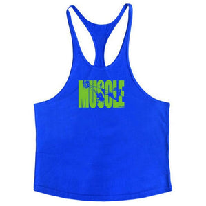 Muscleguys Cotton Gyms Tank Tops Men Sleeveless Tanktops For Boys Bodybuilding Clothing Undershirt Fitness Stringer Vest