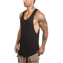 Load image into Gallery viewer, Brand gyms clothing Brand singlet canotte bodybuilding stringer tank top men fitness shirt muscle guys sleeveless vest Tanktop