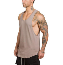 Load image into Gallery viewer, Brand gyms clothing Brand singlet canotte bodybuilding stringer tank top men fitness shirt muscle guys sleeveless vest Tanktop