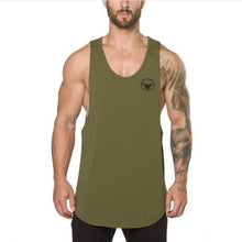 Load image into Gallery viewer, Brand gyms clothing Brand singlet canotte bodybuilding stringer tank top men fitness shirt muscle guys sleeveless vest Tanktop