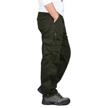 Load image into Gallery viewer, 2019 Spring Autumn Mens Army Pants Straight Long Men Trousers Casual Streetwe tactical Pants Men Plus Size Pantalon Cargo Homme