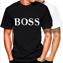 Load image into Gallery viewer, Fashion summer T-shirts with round collars and short sleeves in Europe and the United States BOSS printed T-shirts men&#39;s trend