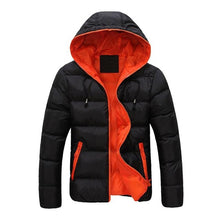 Load image into Gallery viewer, 2019 Winter Thick Cotton Warm Outwear Parka Winter Jacket Men Hooded Collar Coat Mens Warm Down Casual Coats with Zipper Pocket