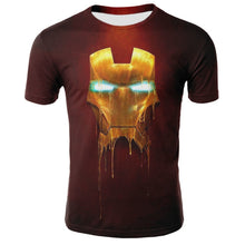 Load image into Gallery viewer, 2018 Marvel Avengers 3 Iron Man 3D Print T-shirt Men/Women Superhero T shirt fitness Clothing Man&#39;s Tops Tee