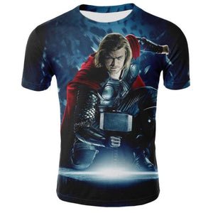 2018 Marvel Avengers 3 Iron Man 3D Print T-shirt Men/Women Superhero T shirt fitness Clothing Man's Tops Tee