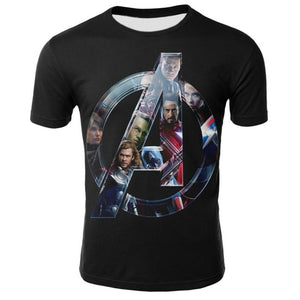 2018 Marvel Avengers 3 Iron Man 3D Print T-shirt Men/Women Superhero T shirt fitness Clothing Man's Tops Tee