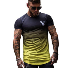 Load image into Gallery viewer, 2019 New Brand Clothing Gyms Tight Cotton T-shirt Mens Fitness T-shirt Homme Gyms T Shirt Men Fitness Crossfit Summer Tees Tops