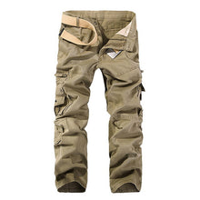 Load image into Gallery viewer, Shujin Mens Tactical Pants Joggers Casual Male Cargo Pants Cotton Trousers Multi Pocket Military Style Green Pants Size 40