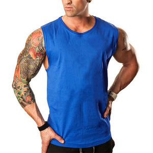 Skull Bodybuilding Stringer Tank Tops men Gyms Stringer Shirt Fitness Tank Top Men Gyms Clothing Cotton Vest hoodies