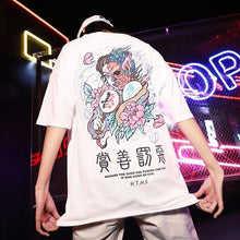 Load image into Gallery viewer, T shirt men high street personalized t-shirt hip hop t-shirt men women couple summer blouse 2019 casual loose tshirt streetwear