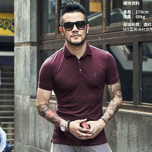 Load image into Gallery viewer, 2019 New Brand Business Polo Shirt Men Casual Hombre Embroidery Cotton Short Sleeve Tops Tees Solid Slim Homme